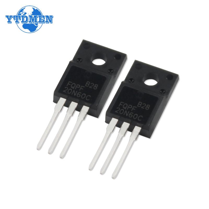 5 Stück FQPF20N60C FQPF20N60 TO-220 Transistor 20N60 Neu
