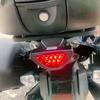 2PCS Car Ail Motorcycle Tail Pilot Signal Lamps Accessories 12V LED Rear Fog Light Triangle Red Led Brake Strobe Warning Lamp