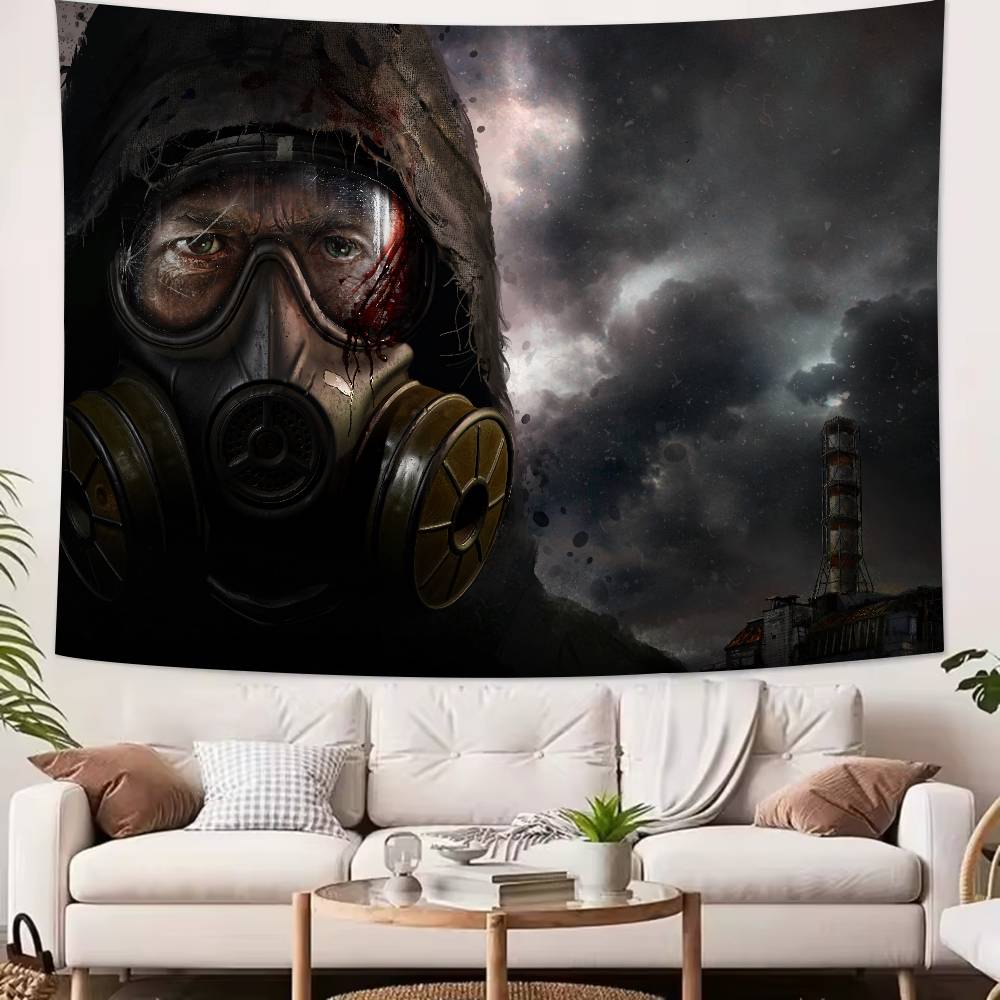 Horror Thriller Adventure Game SSTALKER Series Game Tapestry Decoration Bedroom Dormitory Background Living Room Club Tapestry