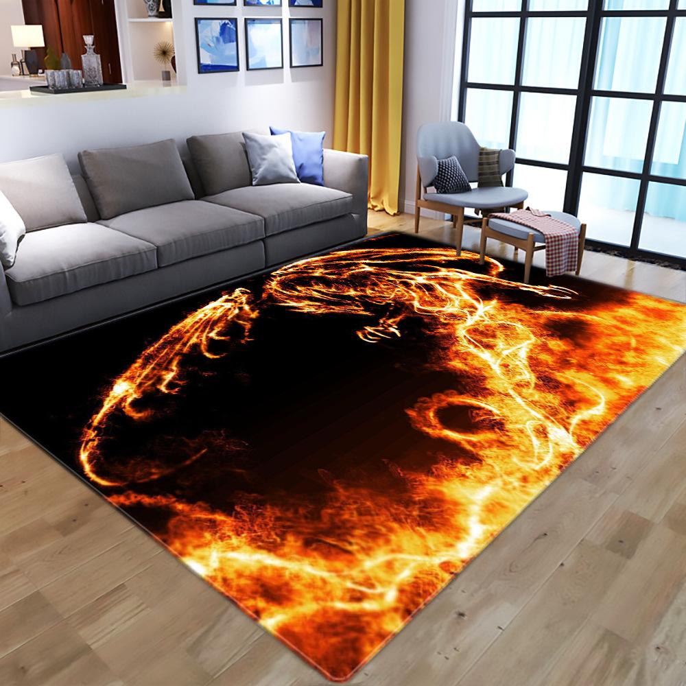 Living Room 3D Printed Carpet Floor Mat Bedroom Carpet Children'S Non-Slip Crawling Carpet Floor Mat