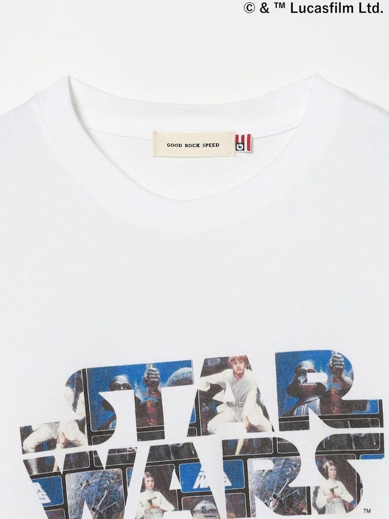 Ray Beams L/S T-Shirt [Sonderbestellung] GOOD ROCK SPEED STAR KRIEG DER STERNE Langarm-T-Shirt Damen Weiß Kostenlos