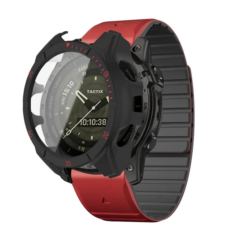 

Ремінець+Чохол Для Garmin Fenix 8 47 51мм Захисне Скло Магнітний Силіконовий Ремінець Швидкознімний Браслет Захисник Fenix8 Аксесуари Fenix 8 47mm-Solar