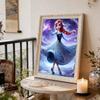 Starry Magic Anna New Pearl-Inlaid Frameless Art | Handmade Pearl Craft, Starry Magic Theme, for Frozen Chic Home Decor & Birthday Gift Option