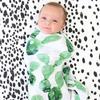 80*80cm  Multi-Functional Watercolor Printing Elastic Ultra-Flexible Towel Swaddle