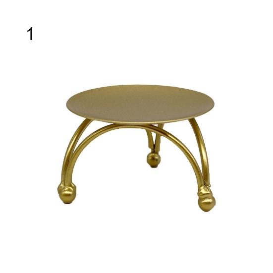 Goldener Kerzenständer, Hochzeits-Requisiten, Party-Requisiten, kreativ