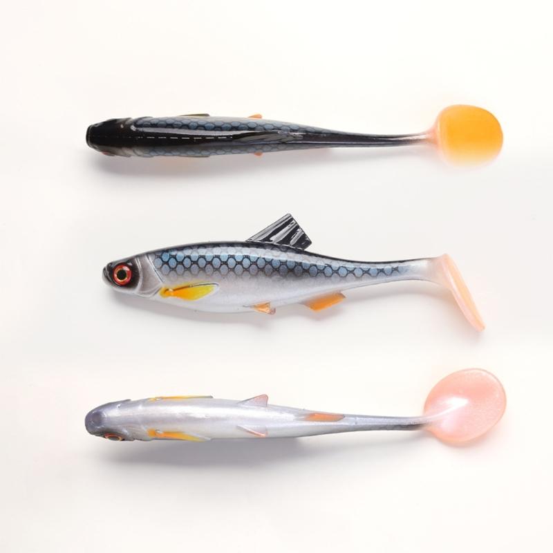 Fishing Lures Soft Casting Fishing Lures Simulation Swimbaits, 14cm 20.3cm Soft Baits Swimming Lures Slow Sinking Lures