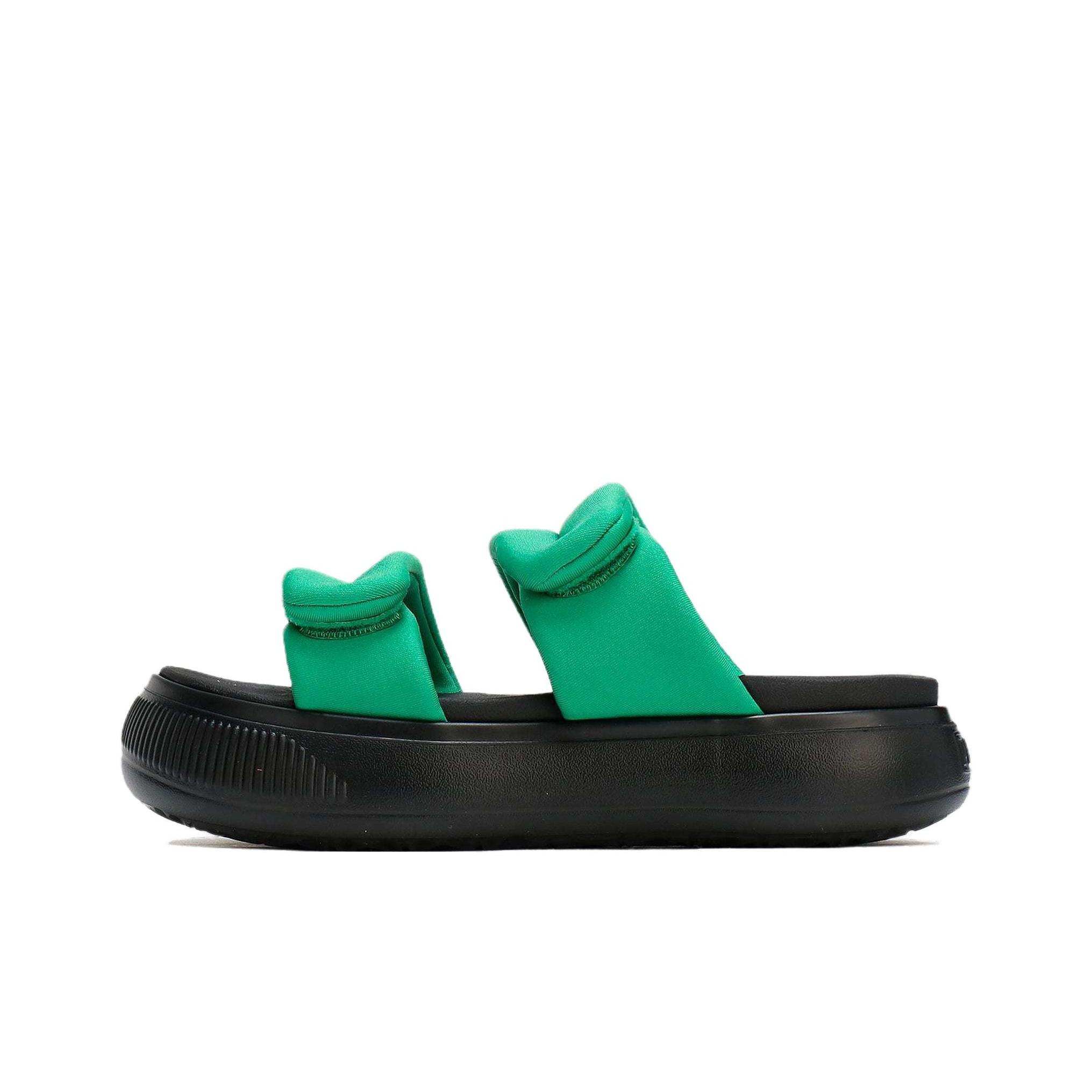 Puma Mayu Puffy Slides Женские шлепанцы Зеленый 399450-03 37 blue