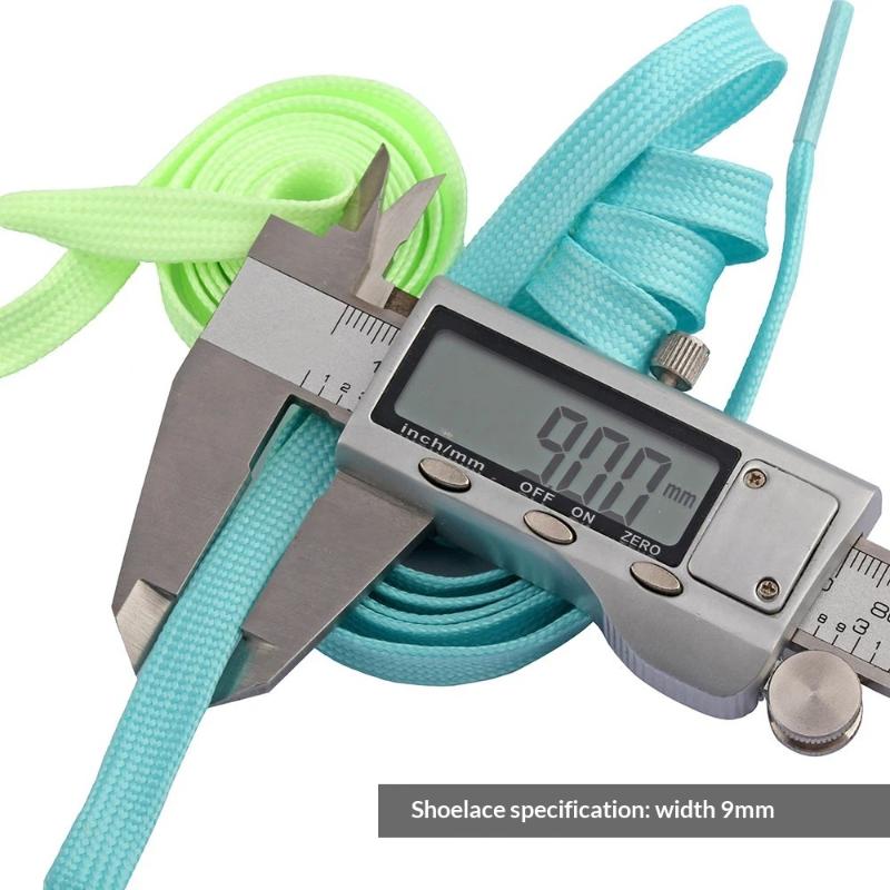 1Pair 120Cm Fluorescent Shoelace Luminous Shoelaces Flat Sneakers Canvas Shoe Laces Glow In The Dark Night Color