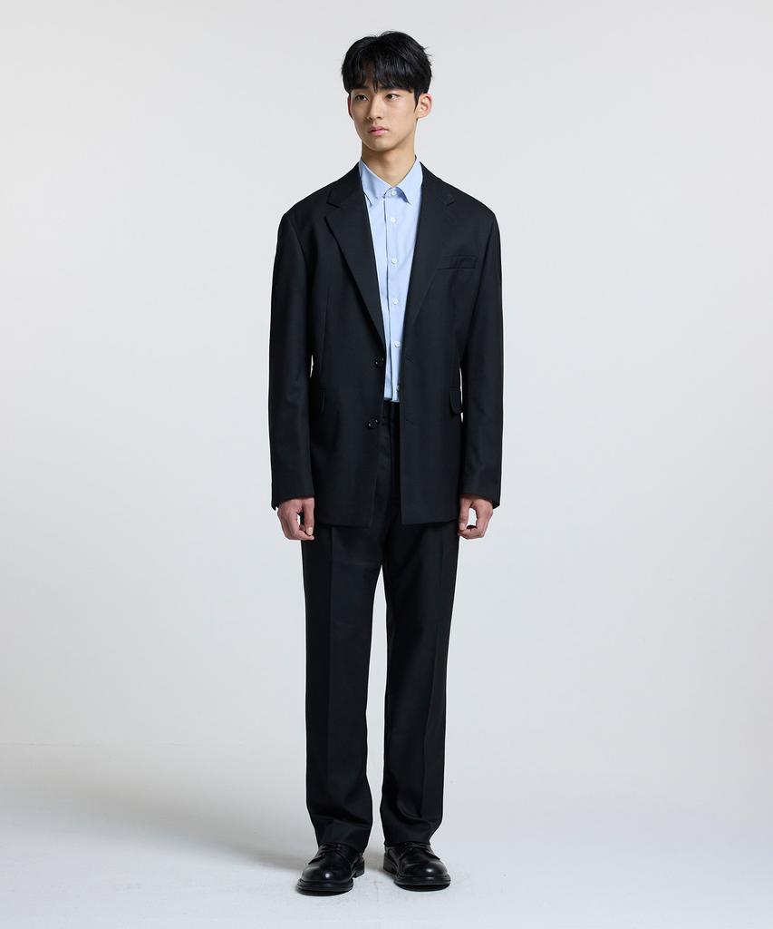 STCO Haus Unstructured Suit Set Black (Semi-Overfit)_Csjuc05Set