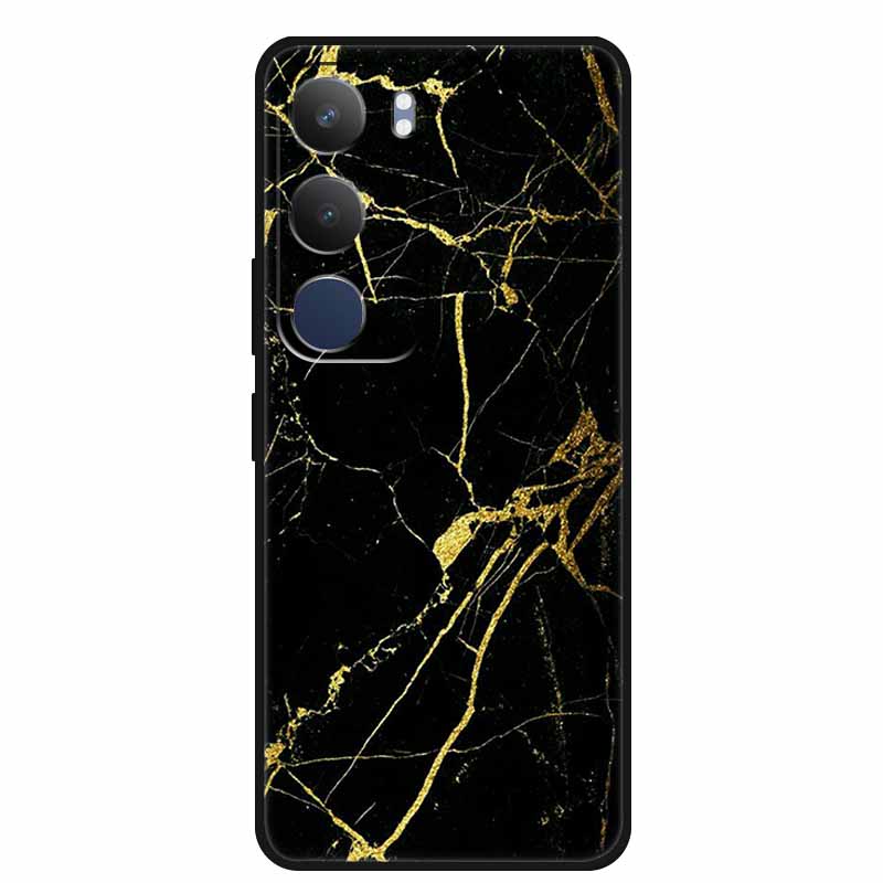 Luxury Phone Case For Vivo Y19s Pro 4G Soft TPU Silicone Back Case For Vivo Y29 5G Y 29 19s Marble Patterns Cover Bumper Funda
