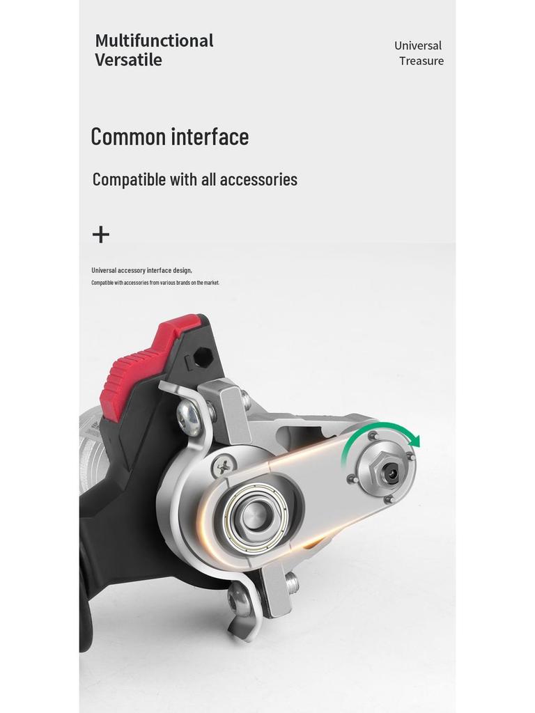 Angle Grinder Conversion Head: Multifunctional Woodworking Trimmer & Cutting Machine Adapter