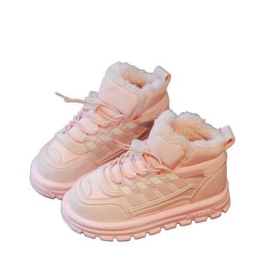 Mädchen Baumwollschuhe Winter Neu Kaschmir Verdickt Kinder Sports Schnee Stiefel Mädchen Warme Baumwollstiefel Große Kinder