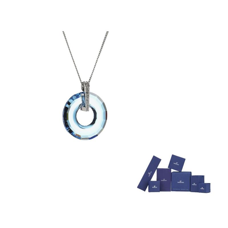 Swarovski Metal Necklaces Womens Silver F-Original brand box