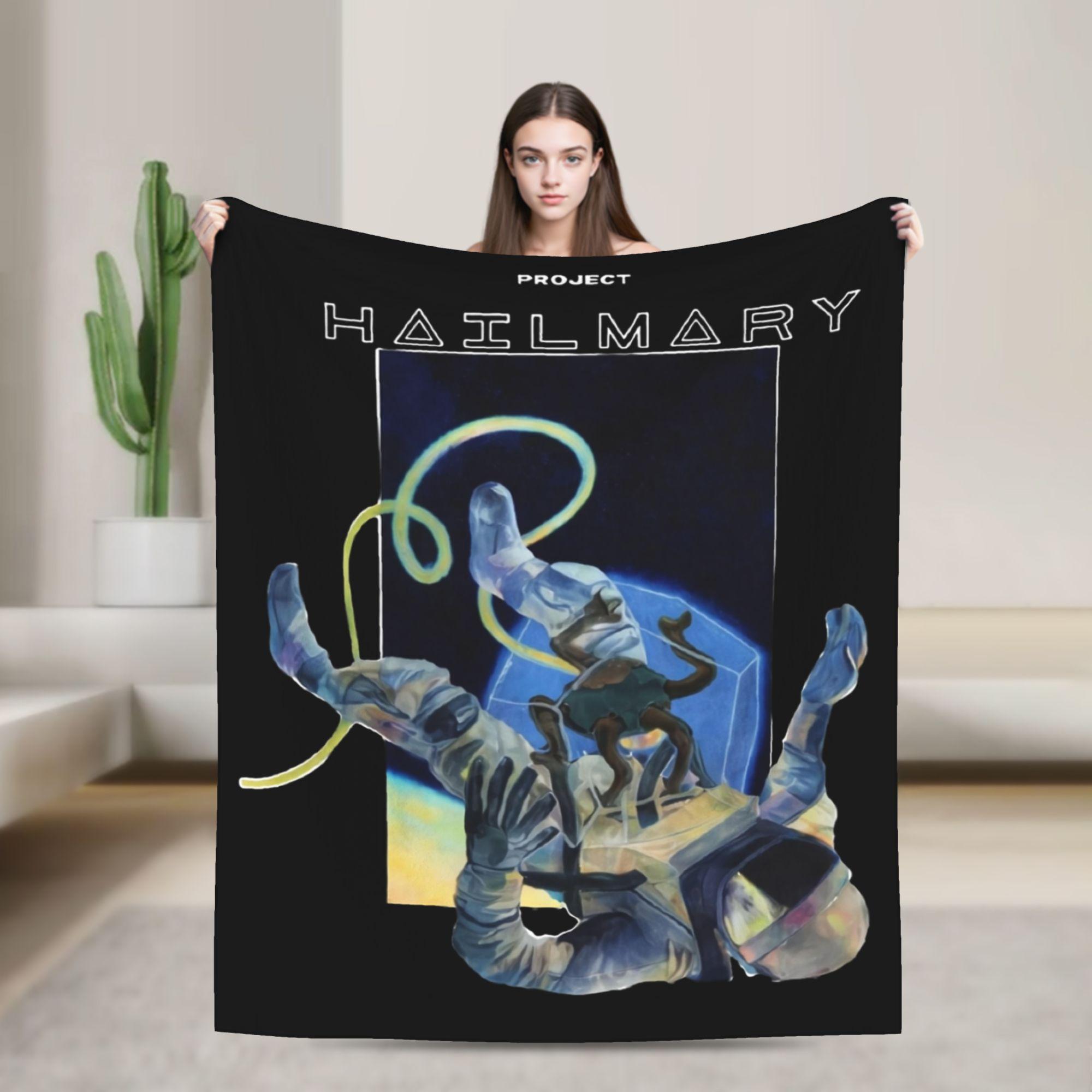 Project Hail Mary Funny Space Quote Amaze Blankets  Flannel Awesome Soft Throw Blanket for Home Winter Couch 75x90cm