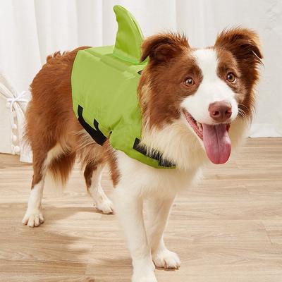 New Large and Small Dog Pet Swimsuit Shark Fin Dog Swimsuit French Fighting Life Jacket