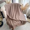 Double-Sided Imitation Cashmere Thickened Warm Camellia Scarf Air-Conditioned Room Travel Neck Shawl