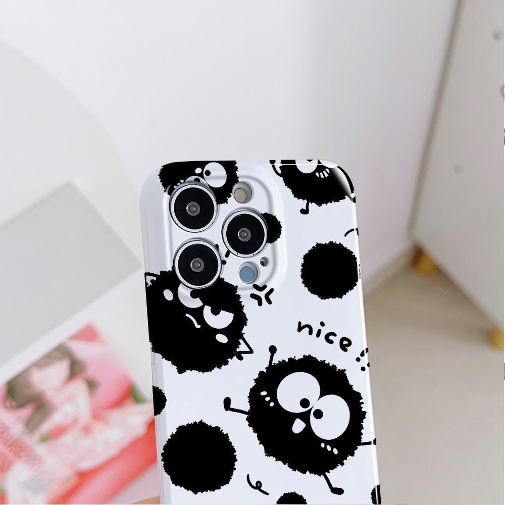 All-inclusive Film Handyhülle Cartoon Mode Design Hartschale Vollständige Abdeckung Kameraschutzhülle für iPhone Huawei Honor Vivo Google