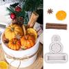 Lemon Design 3D Silicone Mold Star Anise Pattern Cinnamon Shape Christmas Mold Reusable Nuts Texture Cupcake Mold Candy Making