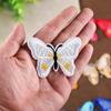 10Pcs Mix Color Embroidery Butterfly Patch Applique Decoration Accessories