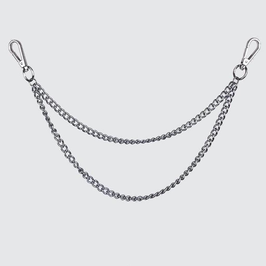 Chaîne de Taille Métal Mode Style Punk Accessoires Jeans Pendentif Hip-hop Chaîne de Pantalon Polyvalente