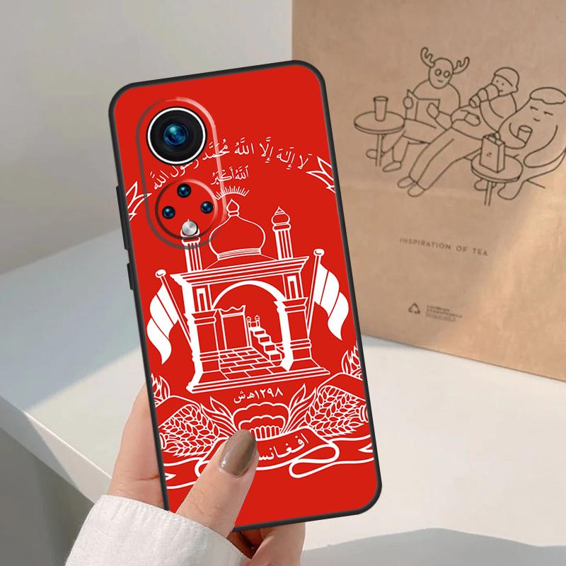 Flag of Afghanistan For Honor Magic 8 Pro 7 6 5 Lite Case For Honor Win RT 200 400 50 70 90 X8b X9a X9b X9c X9d