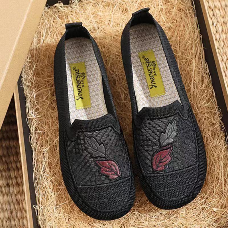 

Тканевые туфли Вышитые туфли для женщин Холщовые туфли Обувь для одинарного катания на доске для женщин 41