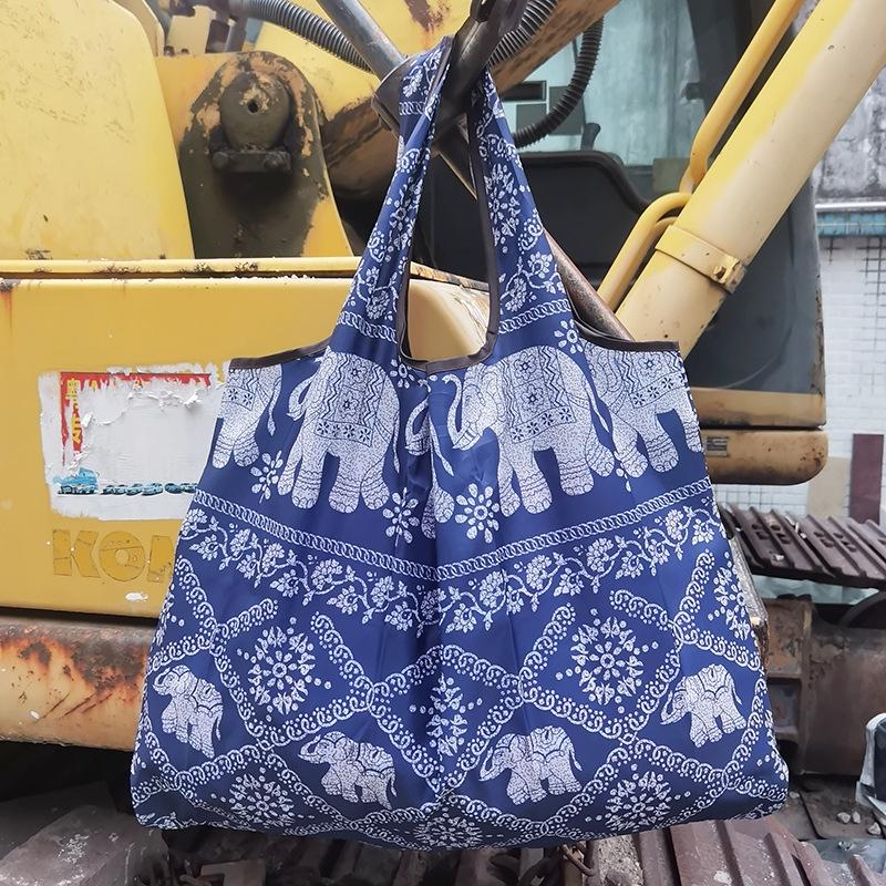 Eco-friendly Foldable Storage Tote - 210D Oxford Cloth, Waterproof & Large Capacity