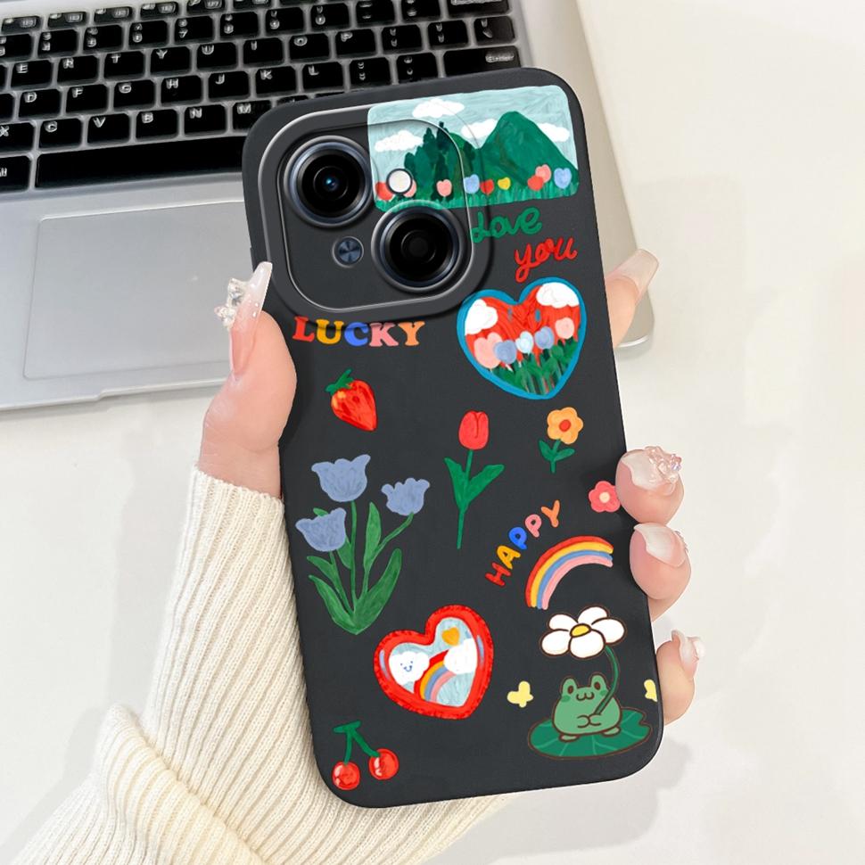 For Tecno Spark Go 1 Case Go1 Cute Cartoon Cover Soft Silicone Fundas Phone Case For Tecno SparkGo Spark Go 2025 Back Cover Capa