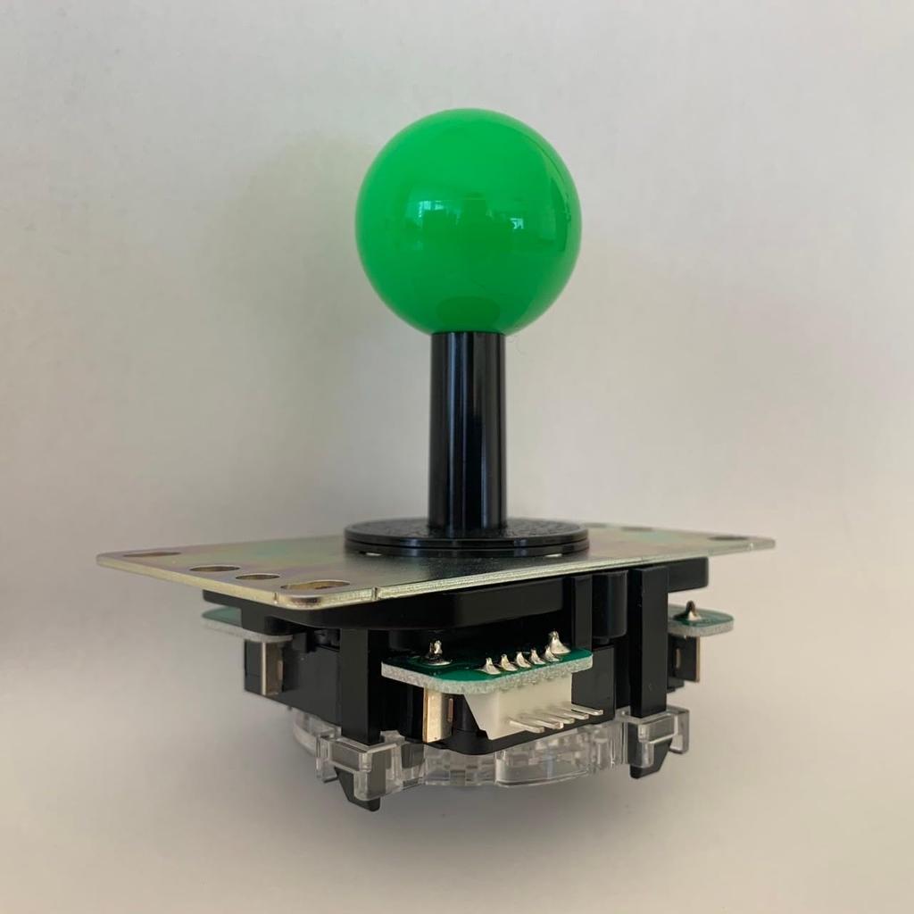 Sanwa Denshi Board Type Joystick Spak Grønn flat jernplate med skaftdeksel JLX-TP-8YT-SK-G