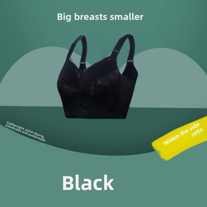 

Large size women in summer ultra thin breasts show a small collection of secondary milk to adjust the Bra 34/75B чорний