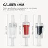 5pcs Clear Plastic Check Valves for Aquarium Air Pumps - One-Way Flow Prevention, Non-Electric PP Material