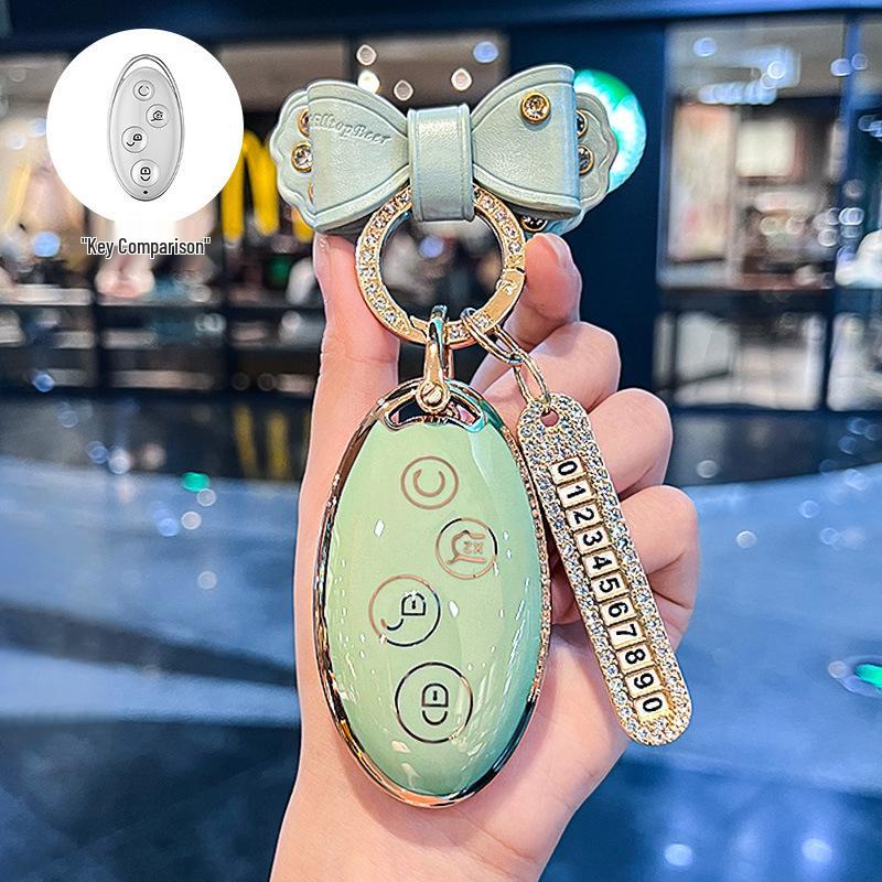 Compatible Key Case for BYD Models: Dolphin, Han, Qin Plus DMi, Song Pro, Yuan, Tang, Seagull EV, Destroyer 05, Seal 06