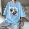 Unisexs Cotton Tshirts White 5xl  Unisex Oversized T Shirt Fashion Cat Print Summer Casual Wear Tee Shirts Big Size Male Clothes