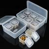6-Compartment Plastic Food Sample Retention Box