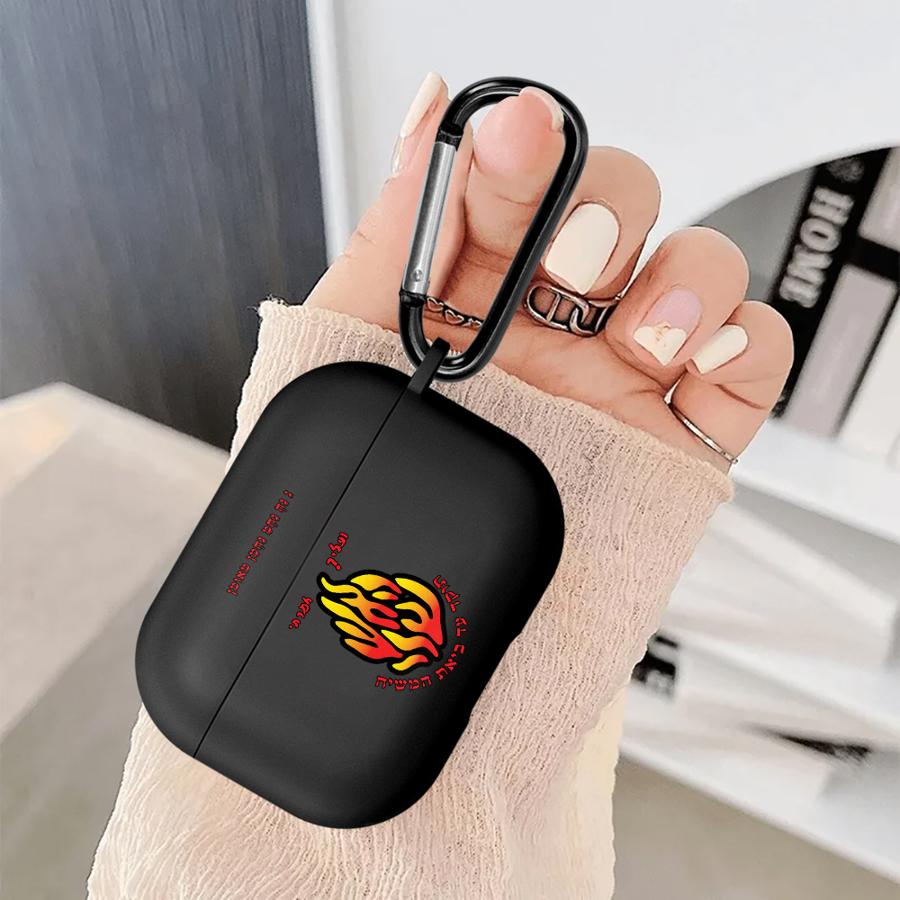 Flame Pattern Case For Airpods 3 4 2 Pro3 Pro2 1 Pro Earphone Cases Cover