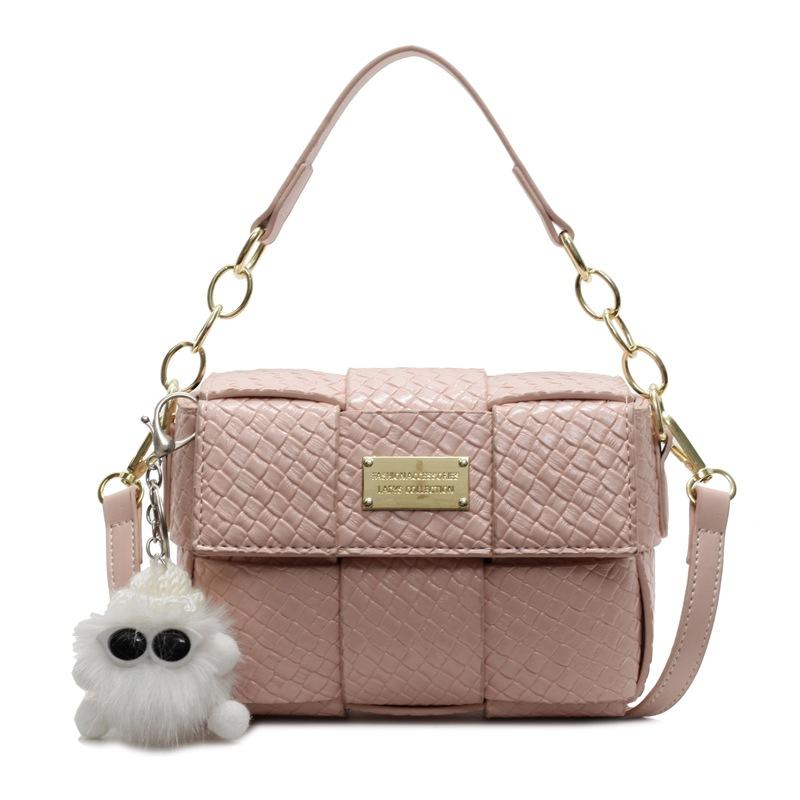 

Trendy new product wholesale niche woven pattern personalized portable small bag women s leisure commuting style versatile messenger bag