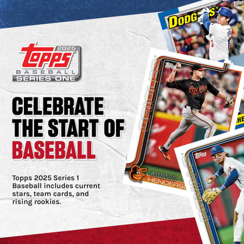 2025 Topps Baseball Series 1 - Value Box Topps Baseball Series 1 Value Box