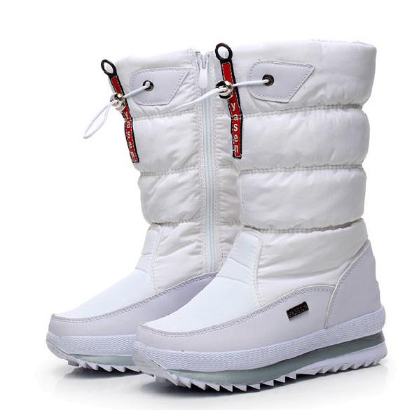 Women Snow Boots Winter Female Boots Thick Plush Waterproof Non-slip Thigh High Boots Fashion Warm Fur Woman Winter Shoes