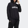 Adidas Neo Faves Hd Logo Print Hoodie Women Tops Black GD9893