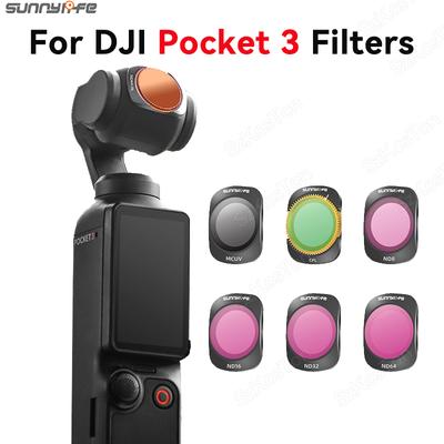 Set de Filtros ND Magnéticos para DJI OSMO Pocket 3 CPL ND8 ND16 ND32 ND64 ND8PL ND16/PL ND32/PL ND64/PL Accesorios de Filtro para Lente de Cámara