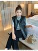 Korean Style Women's PU Leather Vest: Oversized, Sleeveless with Irregular Hem for Fall 2024.