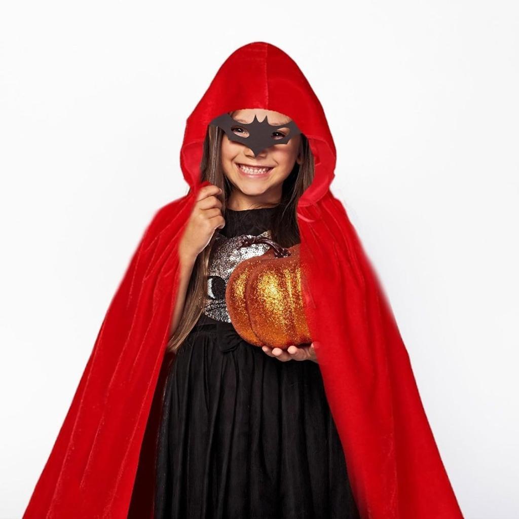 Durable Velvet Holiday Cape Christmas Concerts Church  Machine Washable Reusable Festive Attire