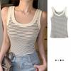 Elegance Casual Stylish Vest H877 Striped Camisole Female Inner Slim and Thin T Shirt Skin-friendly Sleeveless Summer Outside Cotton Undershirt Tops