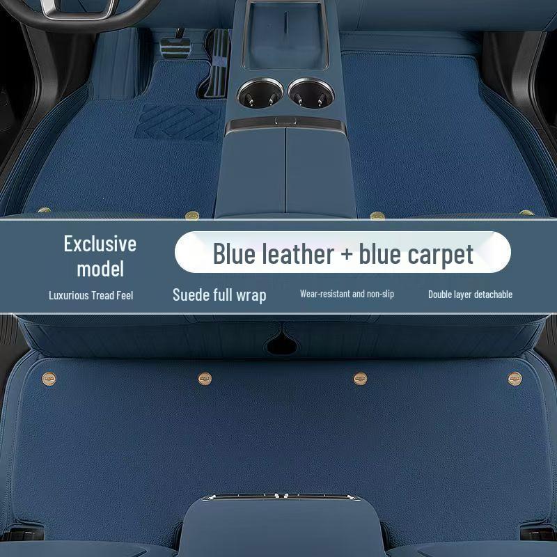 

Qiao Shi Full Coverage Car Floor Mats for Passat, Camry, Sylphy, Accord, Corolla, Sagitar, Magotan, and Lavida Front & Rear Seats [For Five-Seater Cars Only]