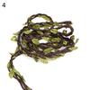 10m Cloth Hemp Rope Artificial Green Leaves Rattan DIY Craft Decorative Ribbon Christmas Ornament