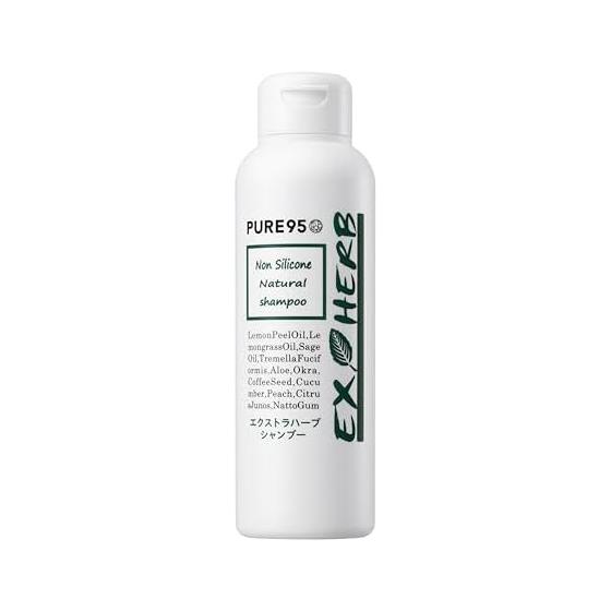 PURE95 EX Herbal Shampoo 200ml Moist Type [Beauty Salon Exclusive] Vegetable Amino Acid Shampoo Palming Japan Pure 95 ex (Full Body Washable, Scalp
