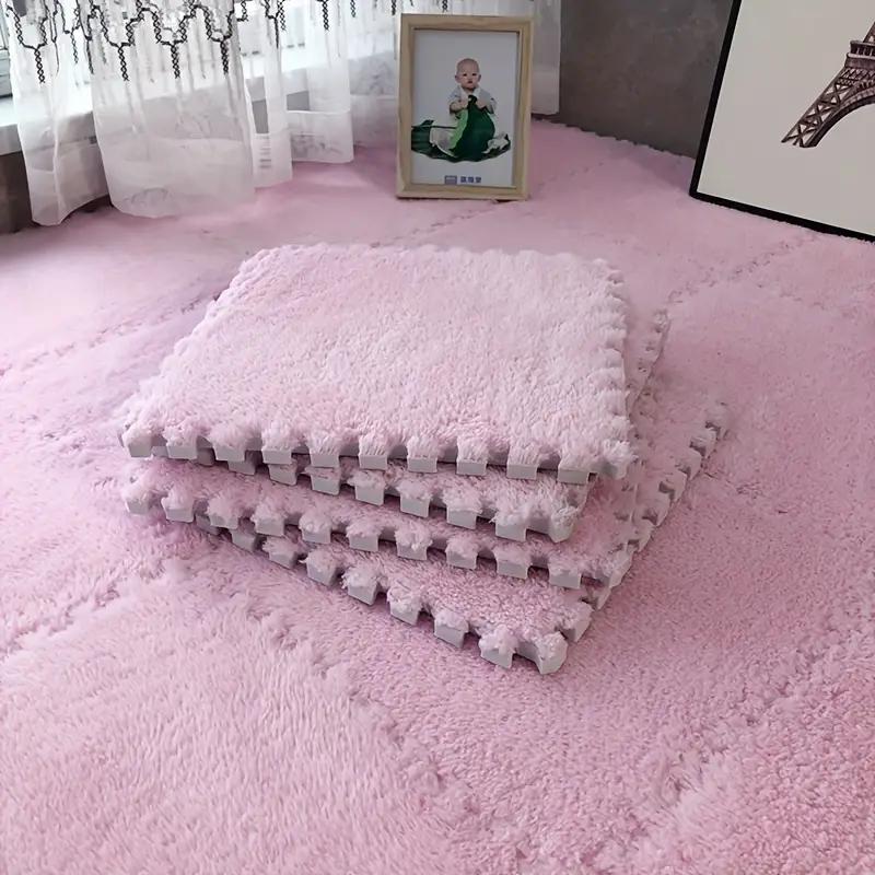 Baby Play Mat Crawling Mat Foam Puzzle Tiles, Interlocking EVA, Thick Soft Non-Slip Washable Plush Checkerboard Nursery