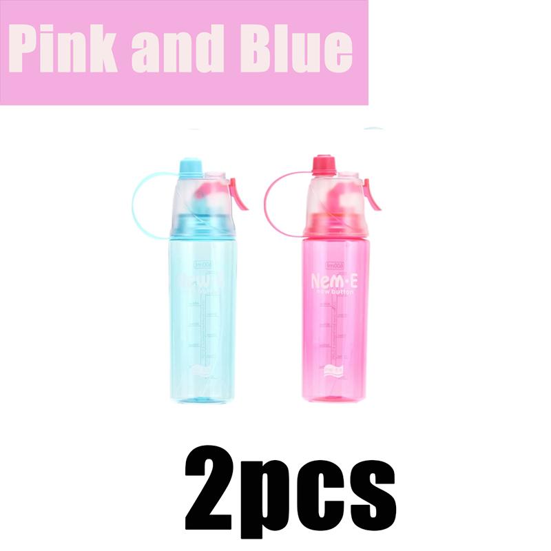 1/1/1pcs 611ml Sports Water Bottle Can Drink Spray Water Bottle Portable Leakproof For Travel Climbing Outdoor Gym Sport Bottles