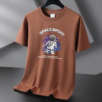 Space Sport 10 barev Čistá bavlna Pánské tričko S-6XL