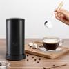 Elektrisk melk Fr Automatisk skumming Skummer Sjokotelander Kald tte Cappuccino Skummaskin Rust Stål Kaffe Frot